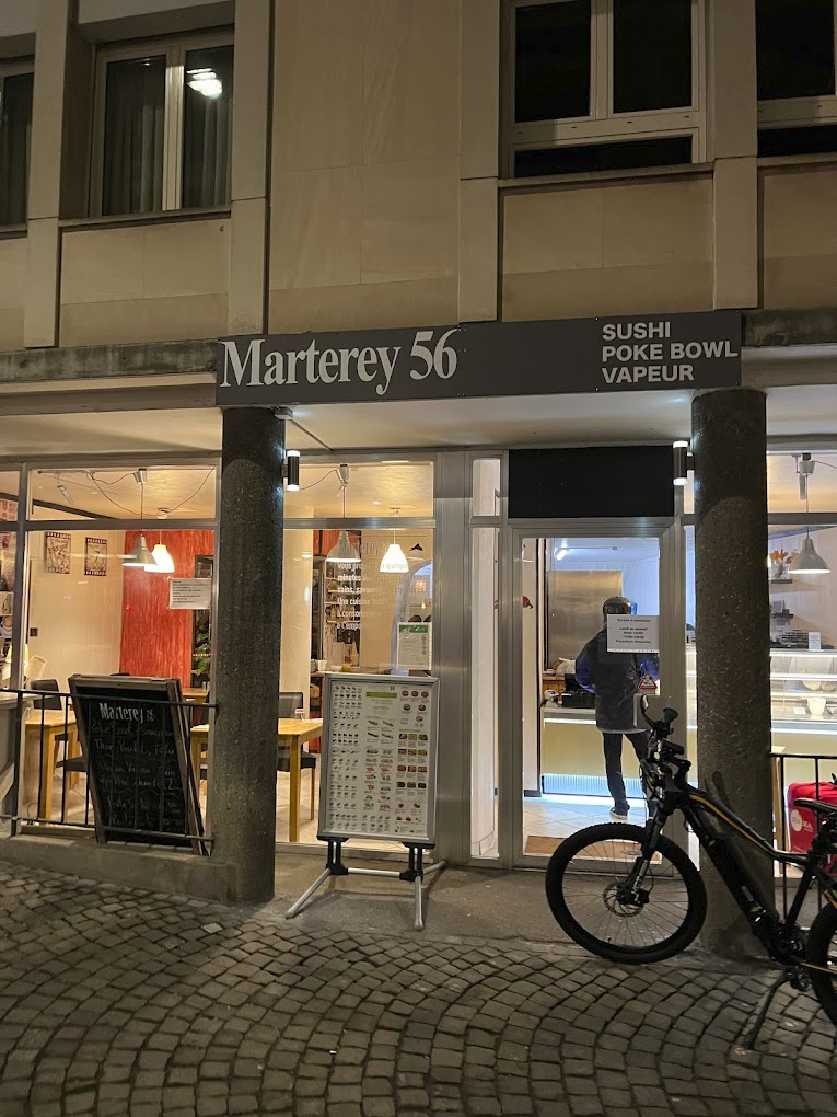 Devanture Marterey 56 à Lausanne